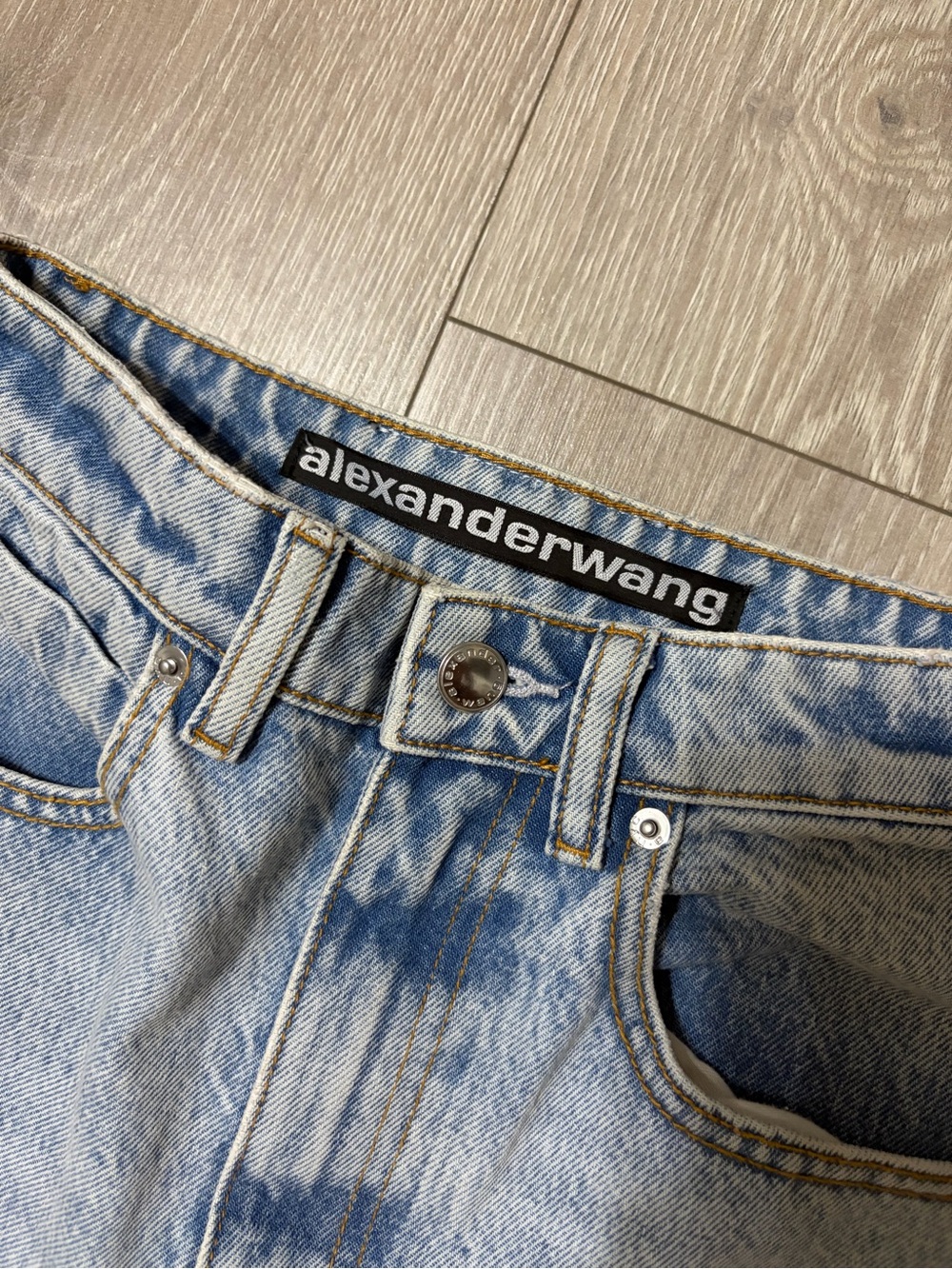 Alexander Wang Light Wash Women’s Straight Leg Jeans